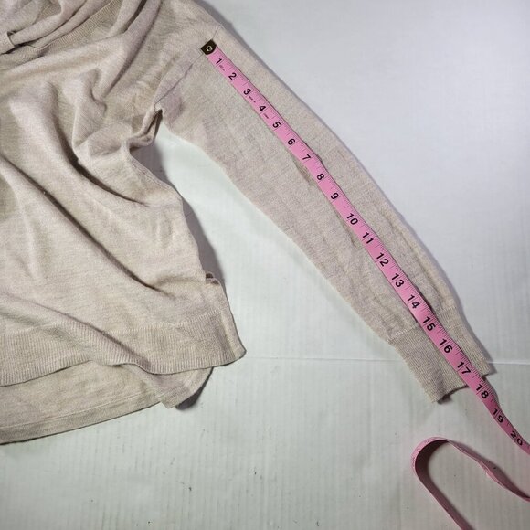 Madewell Beige Merino Wool Blend Long Sleeve Sweater Womens Size S - Picture 8 of 9
